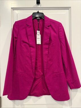 NWT Express Fuchsia Open-Front Blazer - Women's Blazer SZ: XS